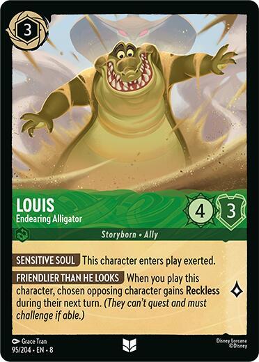 [Foil] Set 8 095/204 Louis - Endearing Alligator U