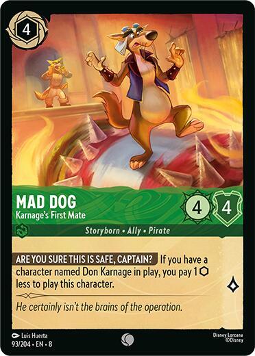[Foil] Set 8 093/204 Mad Dog - Karnage's First Mate C