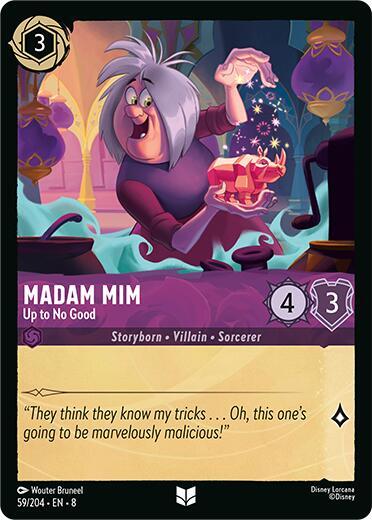 [Foil] Set 8 059/204 Madam Mim - Up to No Good U