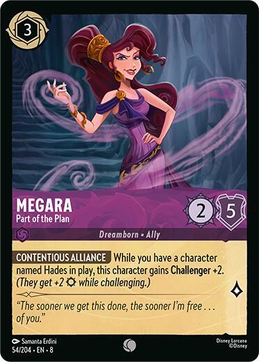 [Foil] Set 8 054/204 Megara - Part of the Plan C