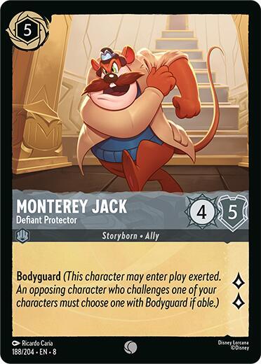 [Foil] Set 8 188/204 Monterey Jack - Defiant Protector C