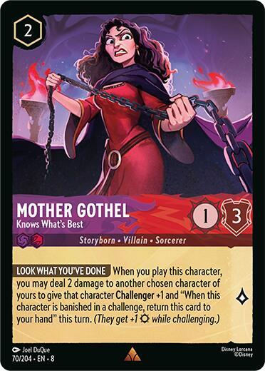 [Foil] Set 8 070/204 Mother Gothel - Knows What's Best R
