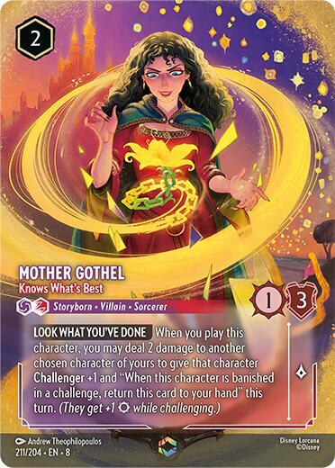 Set 8 211/204 Mother Gothel - Knows What's Best (Enchanted) E