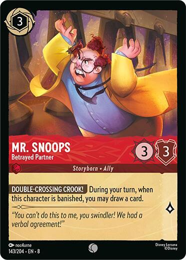 [Foil] Set 8 143/204 Mr. Snoops - Betrayed Partner C