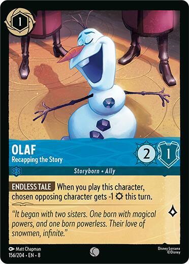 Set 8 156/204 Olaf - Recapping the Story C
