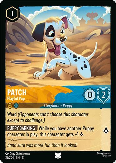 Set 8 025/204 Patch - Playful Pup U