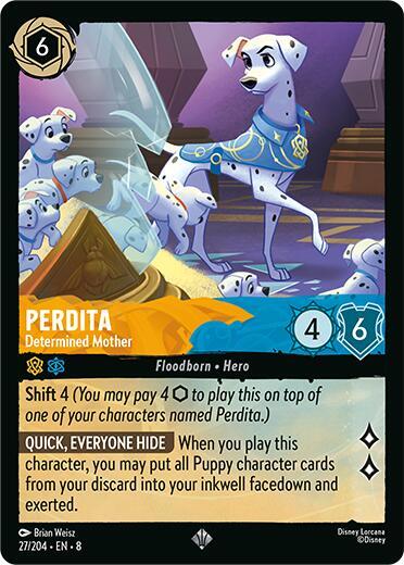 [Foil] Set 8 027/204 Perdita - Determined Mother SR