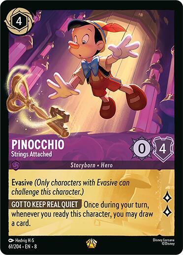 [Foil] Set 8 061/204 Pinocchio - Strings Attached L
