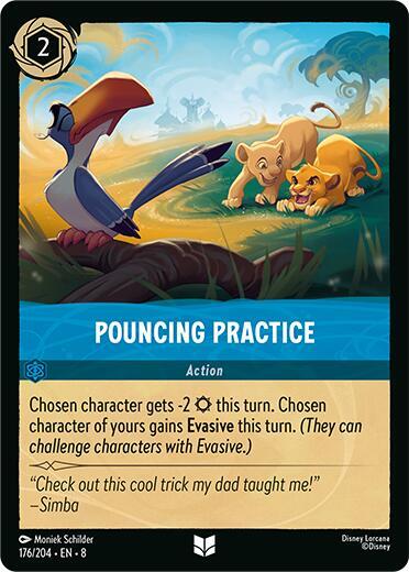 [Foil] Set 8 176/204 Pouncing Practice U
