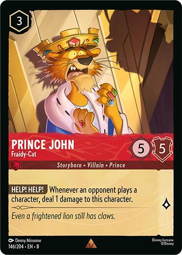 [Foil] Set 8 146/204 Prince John - Fraidy-Cat R