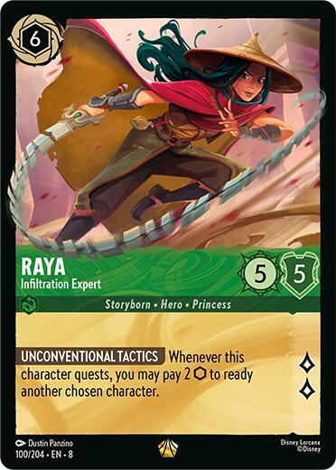 [Foil] Set 8 100/204 Raya - Infiltration Expert L
