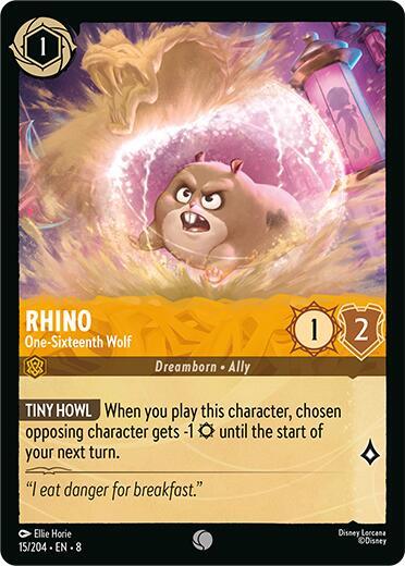 [Foil] Set 8 015/204 Rhino - One-Sixteenth Wolf C