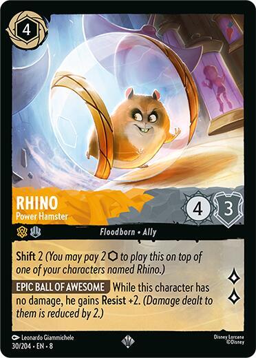 [Foil] Set 8 030/204 Rhino - Power Hamster SR