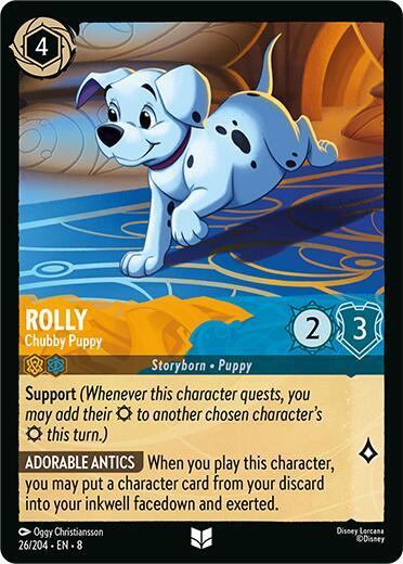 [Foil] Set 8 026/204 Rolly - Chubby Puppy U