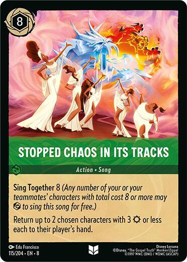 [Foil] Set 8 115/204 Stopped Chaos in Its tracks U