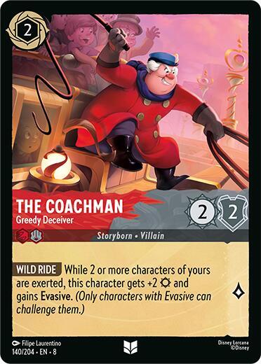 [Foil] Set 8 140/204 The Coachman - Greedy Deceiver U