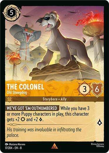 [Foil] Set 8 017/204 The Colonel - Old Sheepdog R
