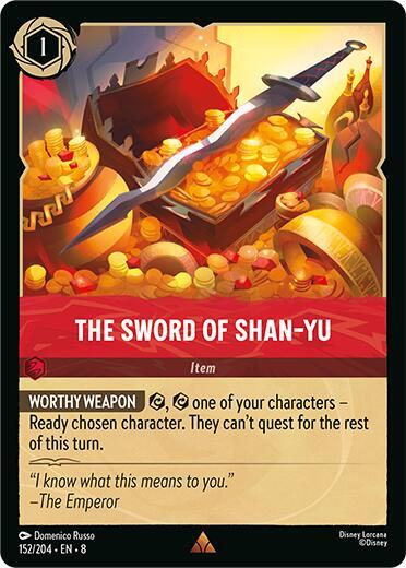 Set 8 152/204 The Sword of Shan Yu R