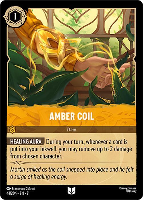Set 7 041/204 Amber Coil U