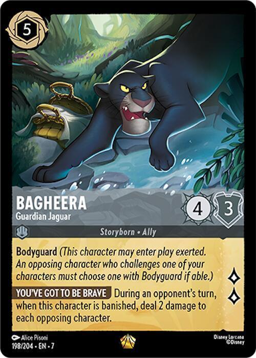 Set 7 198/204 Bagheera - Guardian Jaguar L