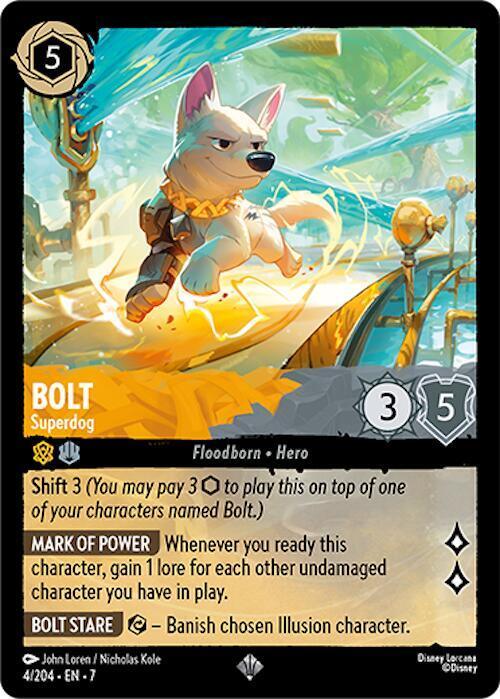Set 7 004/204 Bolt - Superdog SR