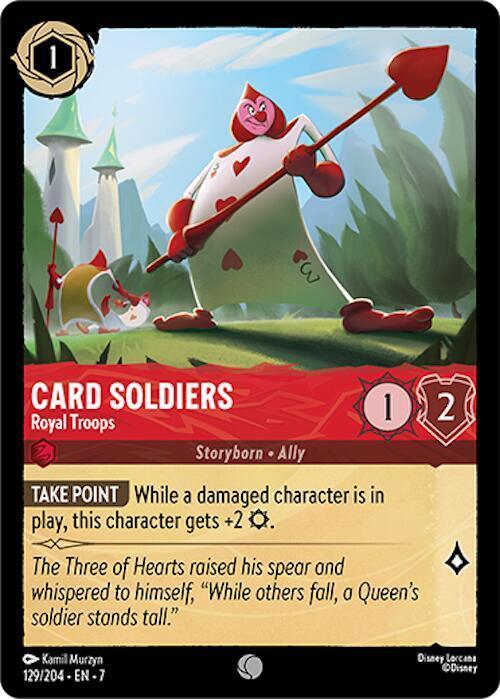 Set 7 129/204 Card Soldiers - Royal Troops C
