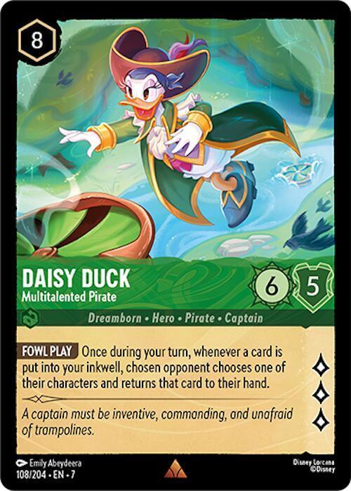 Set 7 108/204 Daisy Duck - Multitalented Pirate R