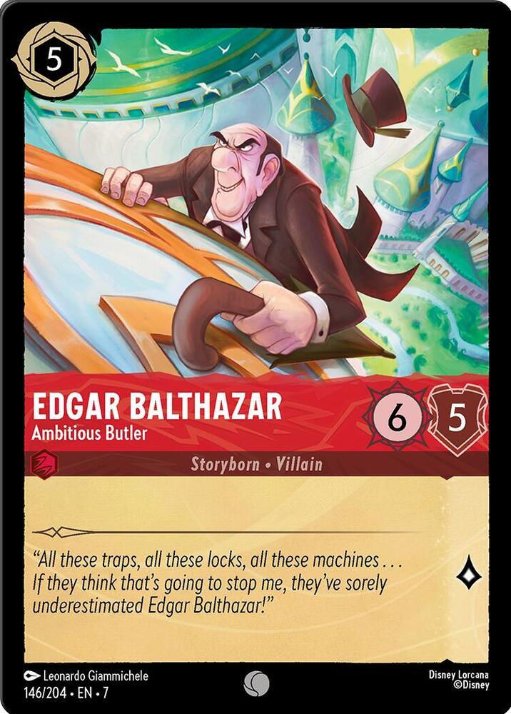 Set 7 146/204 Edgar Balthazar - Ambitious Butler C