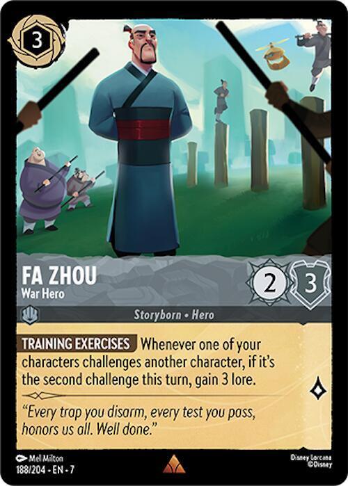 Set 7 188/204 Fa Zhou - War Hero R