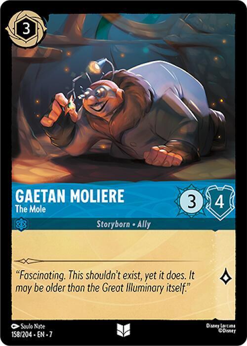 Set 7 158/204 Gaetan Moliere - The Mole U
