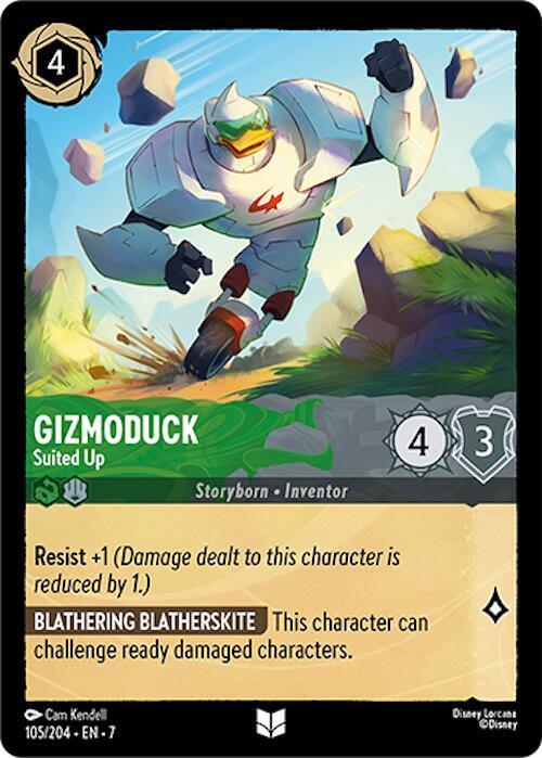 Set 7 105/204 Gizmoduck - Suited Up U
