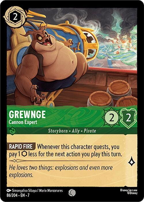 Set 7 086/204 Grewnge - Cannon Expert C