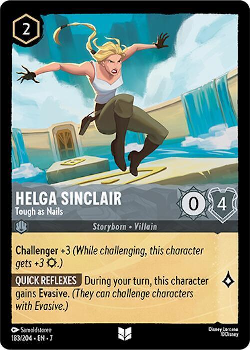 Set 7 183/204 Helga Sinclair - Tough as Nails U