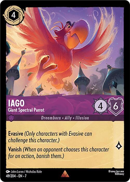 Set 7 049/204 Iago - Giant Spectral Parrot R