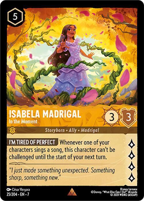 Set 7 025/204 Isabela Madrigal - In the Moment R