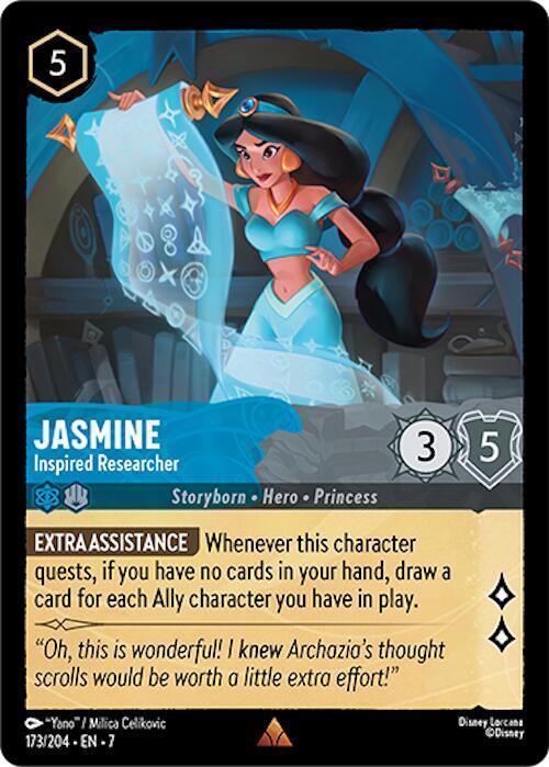 Set 7 173/204 Jasmine - Inspired Researcher R