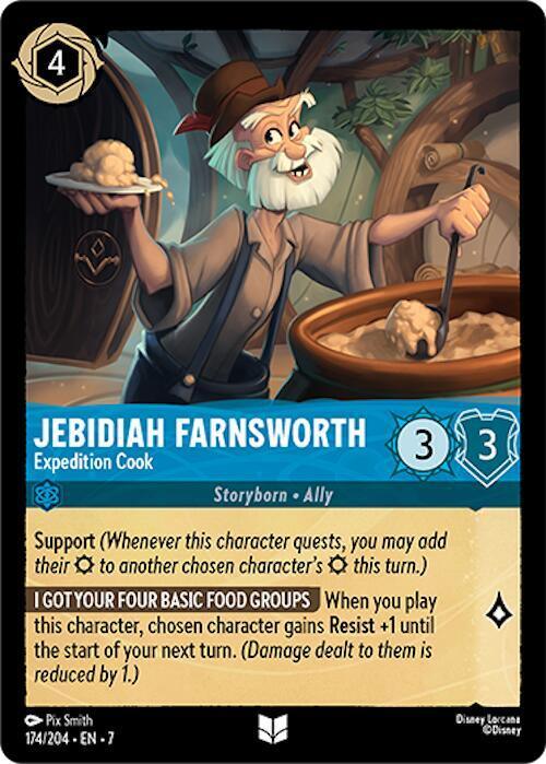 Set 7 174/204 Jebidiah Farnsworth - Expedition Cook U