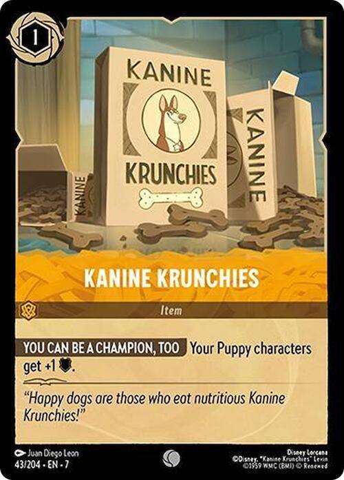 [Foil] Set 7 043/204 Kanine Krunchies C