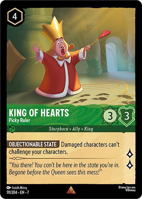 Set 7 111/204 King of Hearts - Picky Ruler R