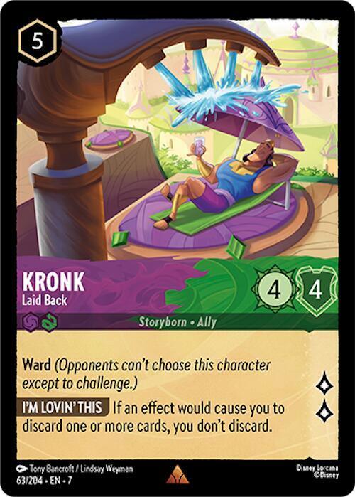 Set 7 063/204 Kronk - Laid Back R