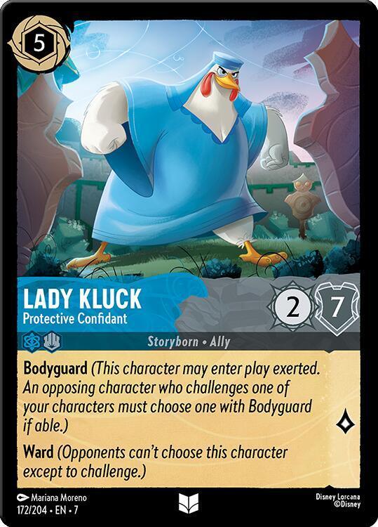 Set 7 172/204 Lady Kluck - Protective Confidant U