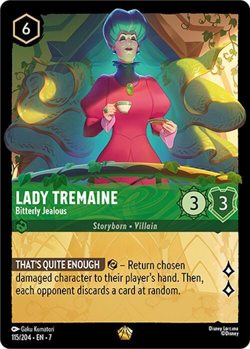 [Foil] Set 7 115/204 Lady Tremaine - Bitterly Jealous L