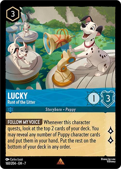 Set 7 160/204 Lucky - Runt of the Litter R
