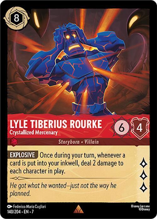 Set 7 140/204 Lyle Tiberius Rourke - Crystallized Mercenary R