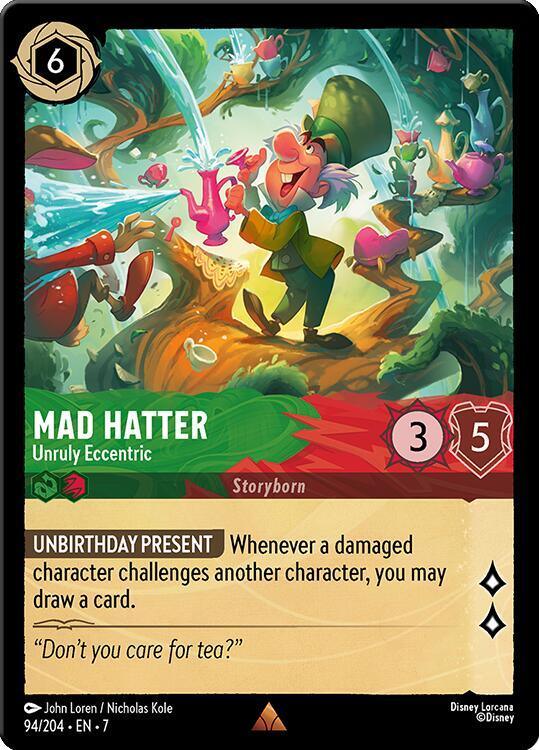 Set 7 094/204 Mad Hatter - Unruly Eccentric R