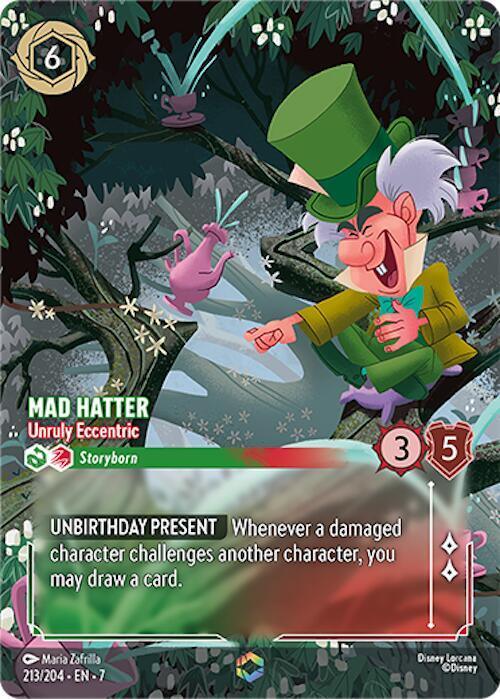 Set 7 213/204 Mad Hatter - Unruly Eccentric (Enchanted) E