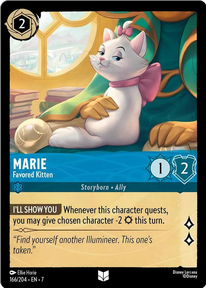 Set 7 166/204 Marie - Favored Kitten U