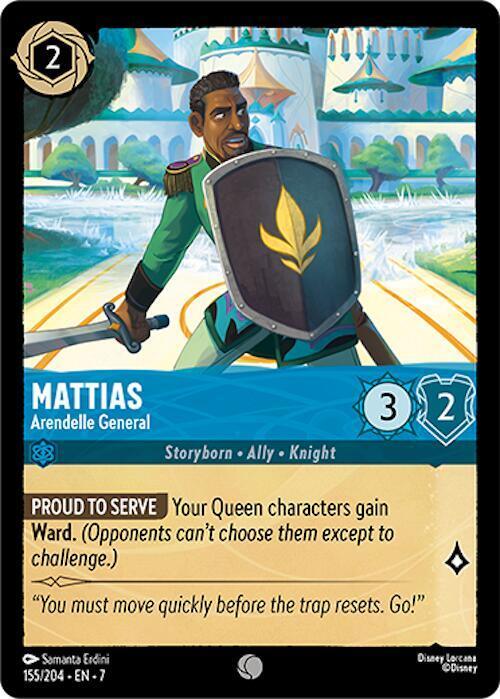Set 7 155/204 Mattias - Arendelle General C