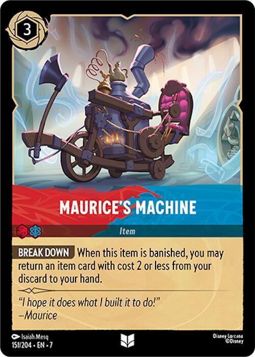Set 7 151/204 Maurice's Machine U
