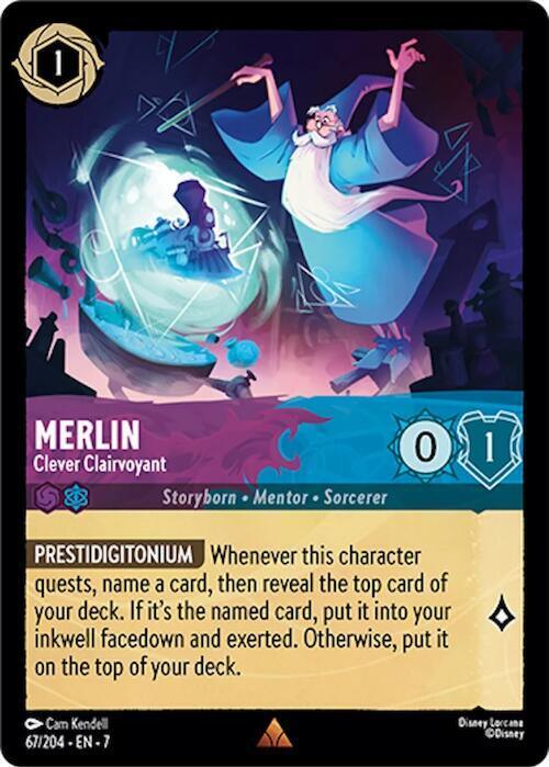 Set 7 067/204 Merlin - Clever Clairvoyant R